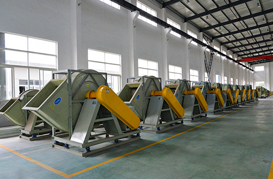 变频玻璃钢风机在废气净化系统中如何放置？喷淋塔前还是塔后？